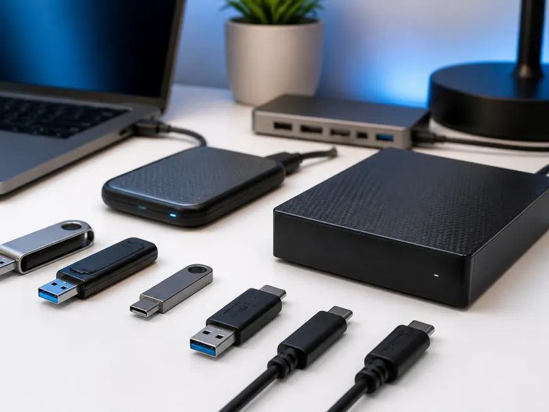 External SSDs versus hard drives and flash drives
