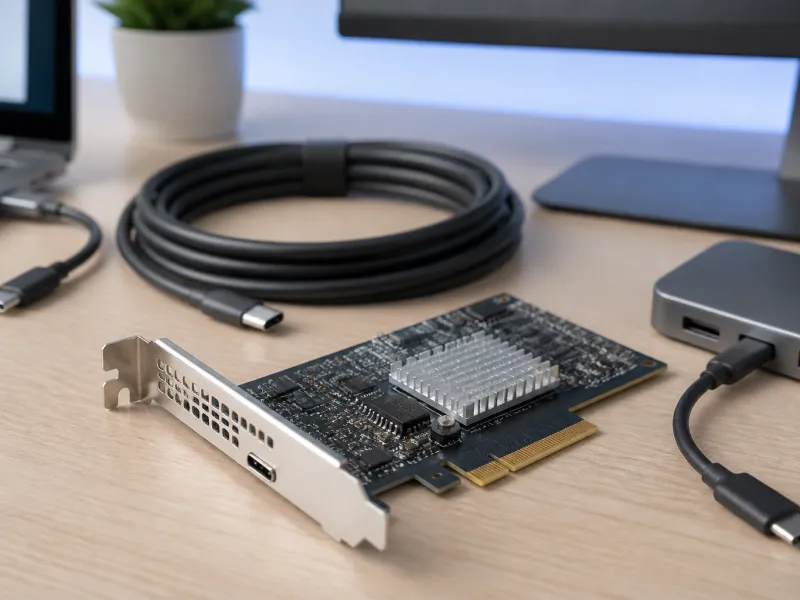 Infineon Unveils PCIe Card for 5m USB 20 Gbps and 36W PD