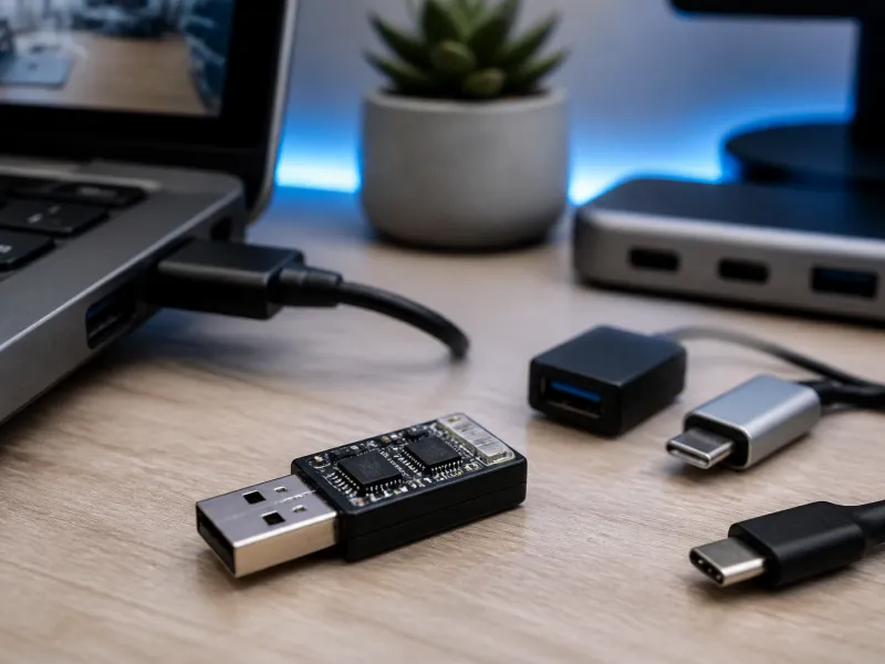 LILYGO T-Dongle-C5 USB Dongle with ESP32-C5 and microSD Slot