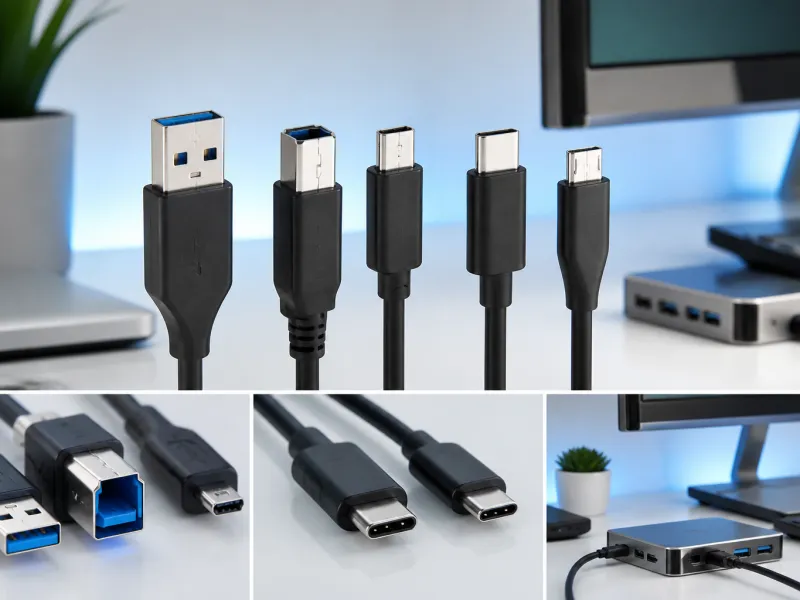 USB Connector Types Explained: Type-A to USB-C
